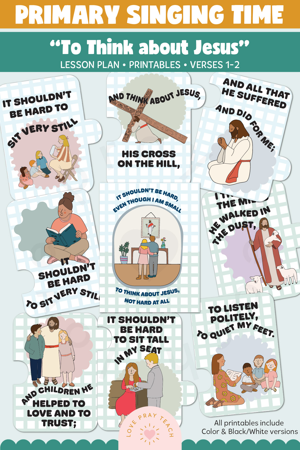 Primary Singing Time: To Think about Jesus
